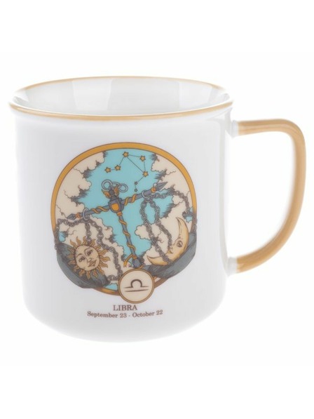 Casa de Engel Porcelánový hrnek, Zvěrokruh - Váhy, 460ml, 6/36