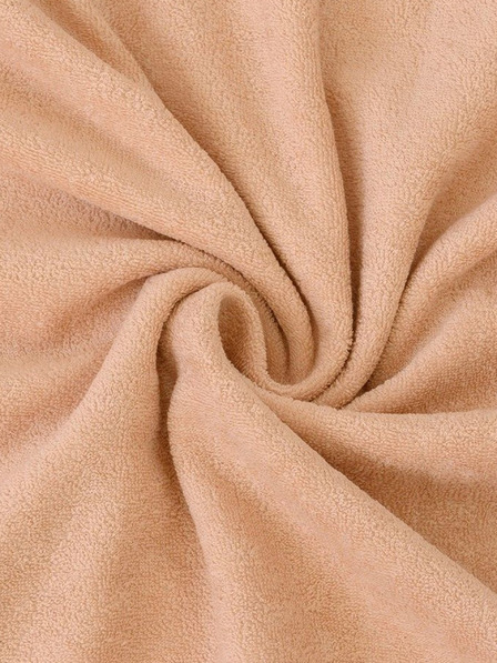 Kvalitex Froté prostěradlo 220x200cm světle béžové Kvalitex