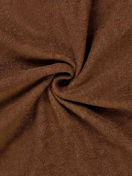 Kvalitex Froté prostěradlo 200x200cm tmavě hnědé Kvalitex