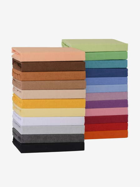 Kvalitex Froté prostěradlo 220x200cm červené Kvalitex