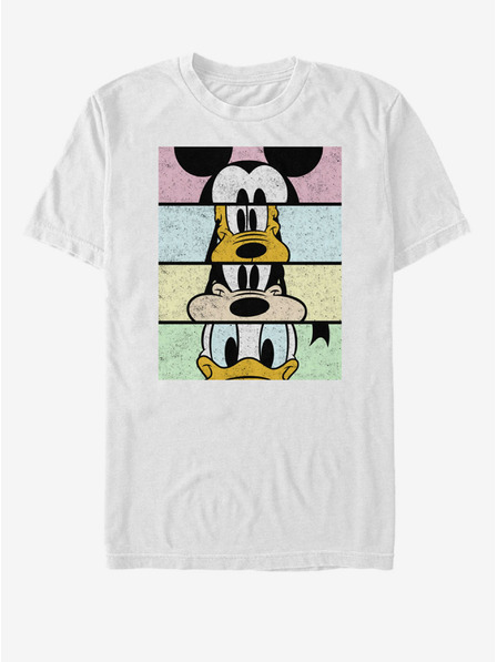 ZOOT.Fan Bílé pánské tričko Disney Crew Crop