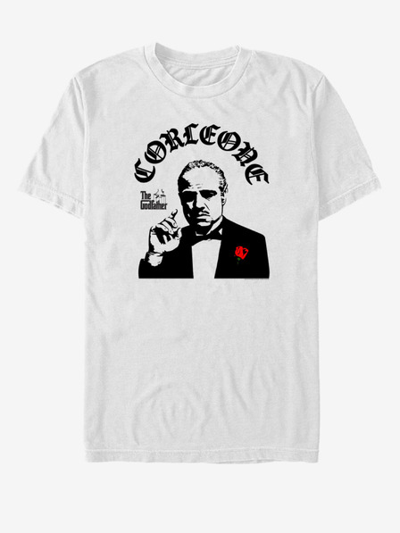 ZOOT.Fan Bílé unisex tričko ZOOT.Fan Paramount Corleone Stencil