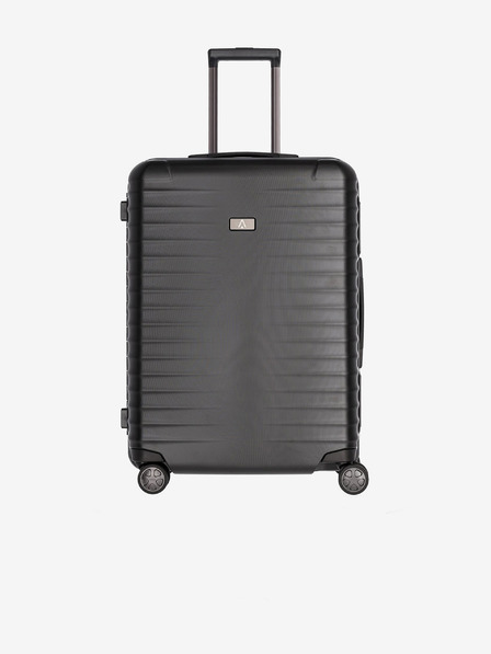 Titan Černý cestovní kufr Titan Litron Frame M Black