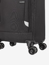Travelite Černý cestovní kufr Travelite Cabin Underseater/Toploader