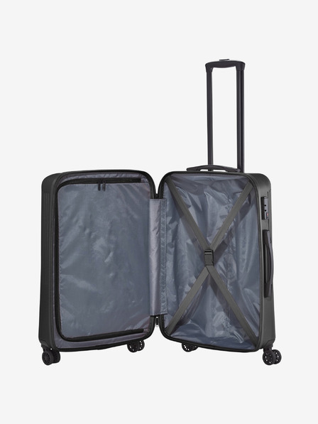 Travelite Sada tří cestovních kufrů v černé barvě Travelite Bali S,M,L Black