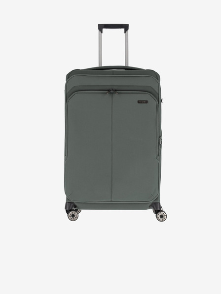 Travelite Zelený cestovní kufr Travelite Priima L