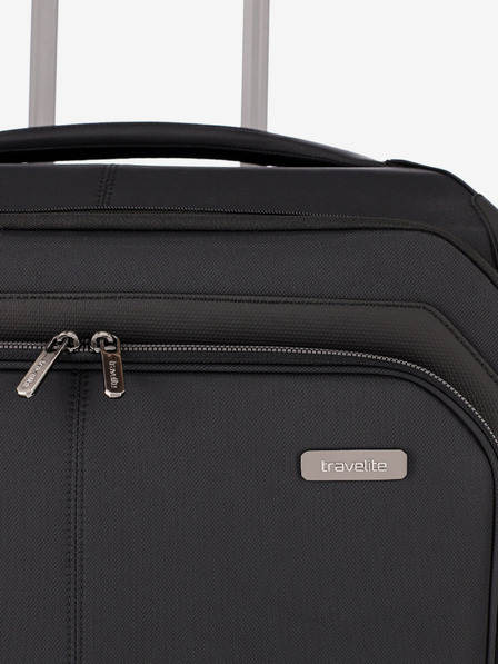 Travelite Černý cestovní kufr Travelite Priima M Black