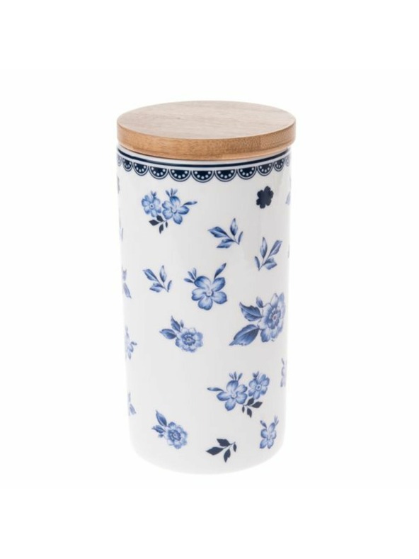 Casa de Engel Porcelánová dóza s bambusovým víkem, 500ml, 6/24