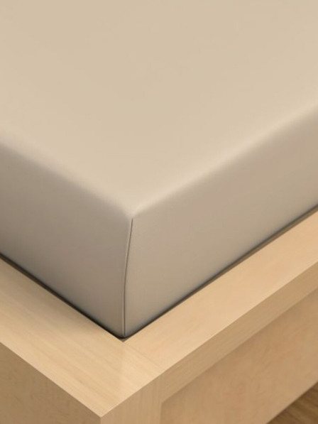 Kvalitex Prostěradlo bavlněné napínací 90x200cm smetanové Kvalitex