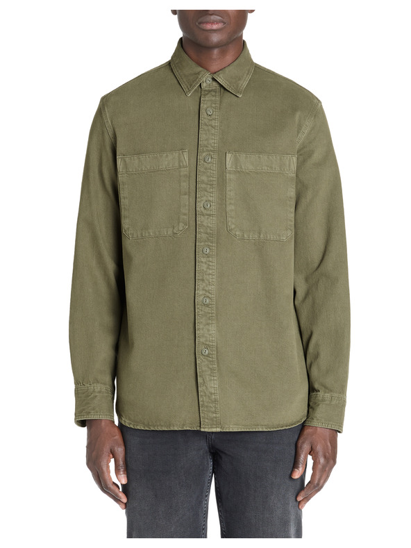 Celio Khaki pánská košile Celio Lanime