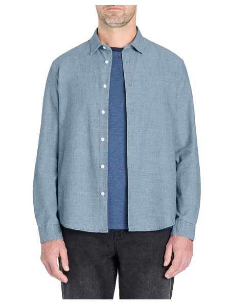 Celio Modrá pánská košile Celio Lachambray