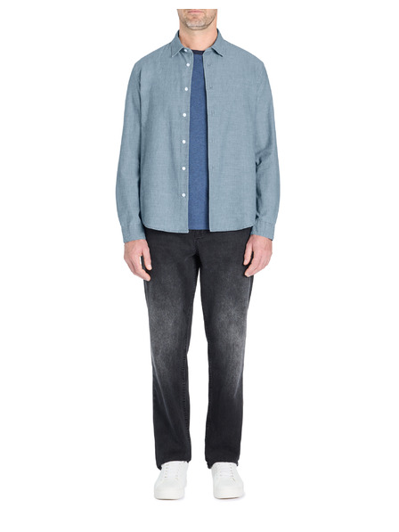 Celio Modrá pánská košile Celio Lachambray