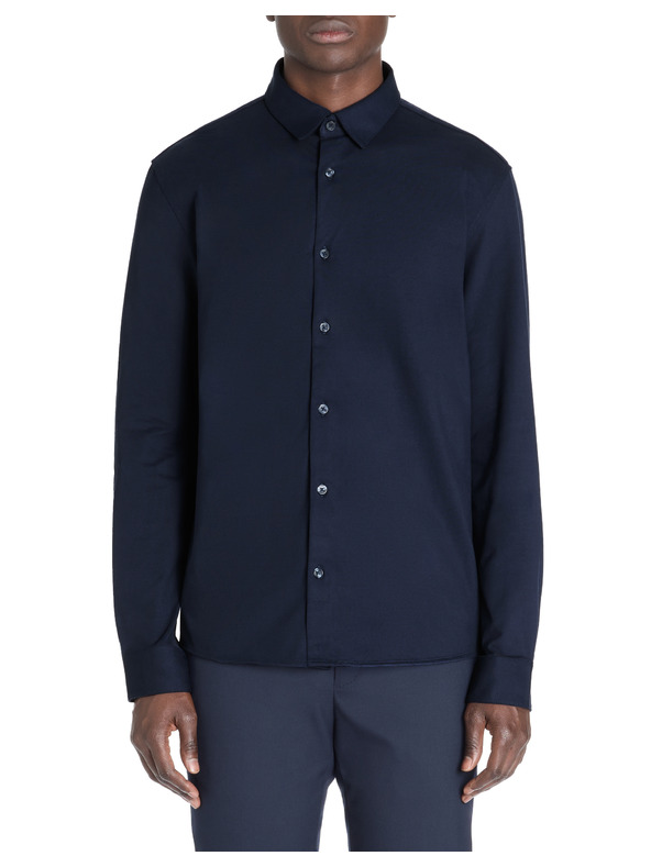 Celio Tmavě modrá pánská košile Celio Lajersey