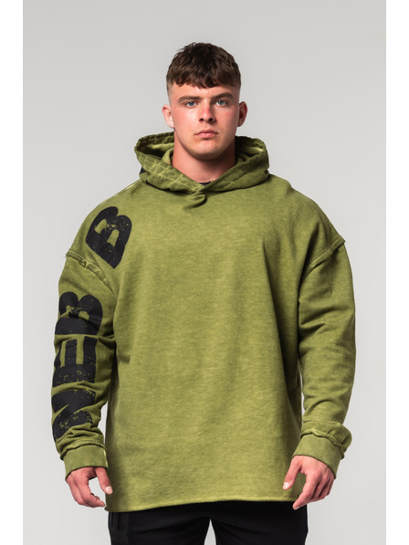 Nebbia Washed-off Oversized mikina s kapucí NO BS 371
