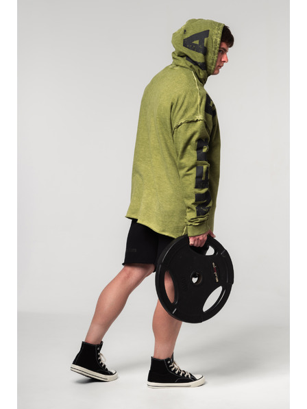 Nebbia Washed-off Oversized mikina s kapucí NO BS 371