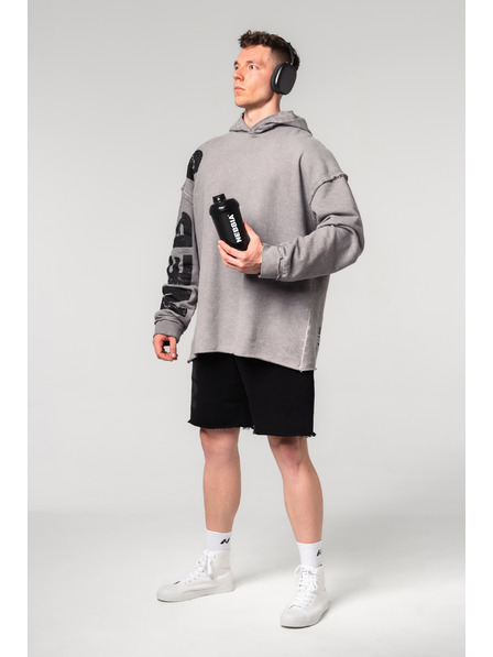 Nebbia Washed-off Oversized mikina s kapucí NO BS 371