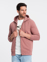 Ombre Clothing Pánská bavlněná mikina BASIC s rozepínáním  Ombre Clothing