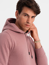 Ombre Clothing Pánská bavlněná mikina BASIC klokanka s kapucí  Ombre Clothing