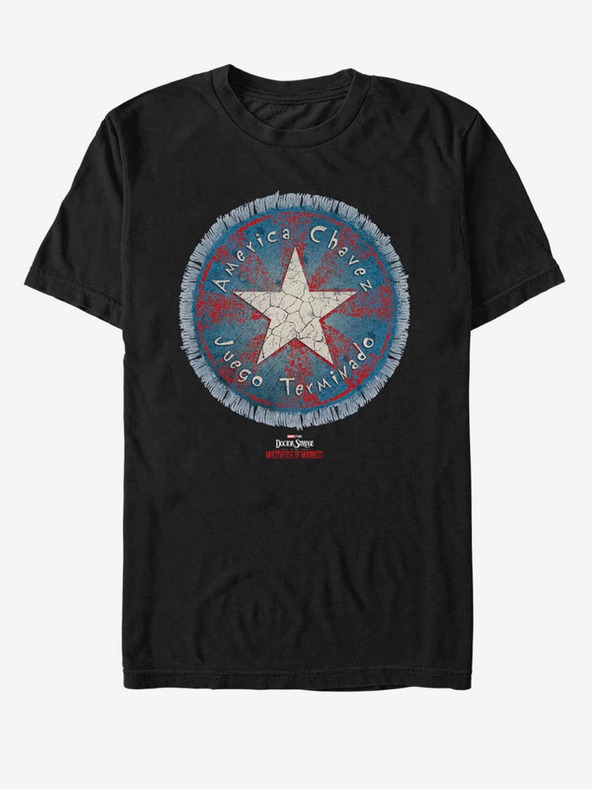 ZOOT.Fan Černé unisex tričko Marvel Game Over