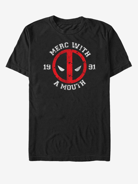 ZOOT.Fan Černé unisex tričko Marvel Merc