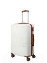 Travelite Sada cestovních kufrů Travelite Bali S,M,L White/Cognac