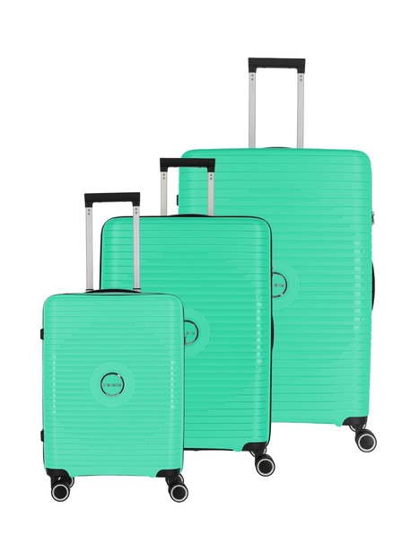 Travelite Sada cestovních kufrů Travelite Orbita S,M,L Green