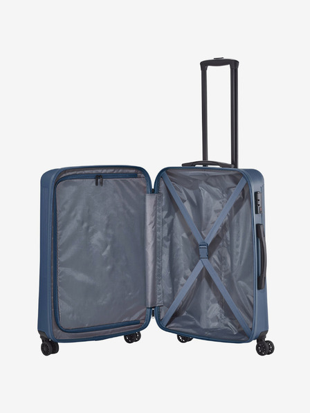 Travelite Sada tří cestovních kufrů v modré barvě Travelite Bali S,M,L Blue