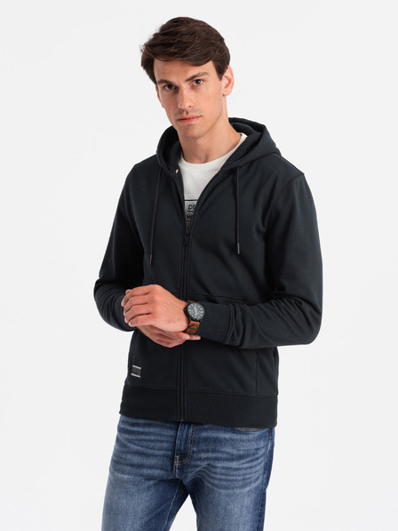 Ombre Clothing Pánská bavlněná mikina BASIC s rozepínáním  Ombre Clothing