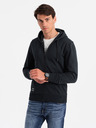 Ombre Clothing Pánská bavlněná mikina BASIC s rozepínáním  Ombre Clothing