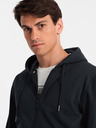 Ombre Clothing Pánská bavlněná mikina BASIC s rozepínáním  Ombre Clothing