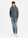 Ombre Clothing Pánská bavlněná klokaní mikina BASIC s kapucí  Ombre Clothing