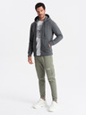 Ombre Clothing Pánská bavlněná mikina BASIC s rozepínáním  Ombre Clothing