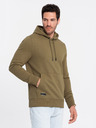 Ombre Clothing Pánská bavlněná klokaní mikina BASIC s kapucí  Ombre Clothing