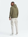Ombre Clothing Pánská bavlněná elastická mikina BASIC  Ombre Clothing