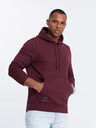 Ombre Clothing Pánská bavlněná mikina BASIC s klokankou a kapucí  Ombre Clothing