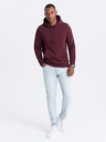 Ombre Clothing Pánská bavlněná mikina BASIC s klokankou a kapucí  Ombre Clothing