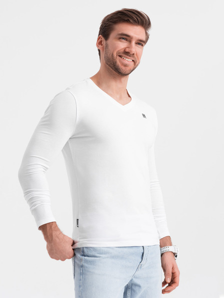 Ombre Clothing Pánský set s dlouhým rukávem V-NECK - mix 2-pack V2 Z87 Ombre Clothing