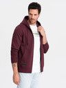 Ombre Clothing Pánská bavlněná mikina BASIC s rozepínáním  Ombre Clothing