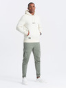 Ombre Clothing Pánská bavlněná klokaní mikina BASIC s kapucí  Ombre Clothing