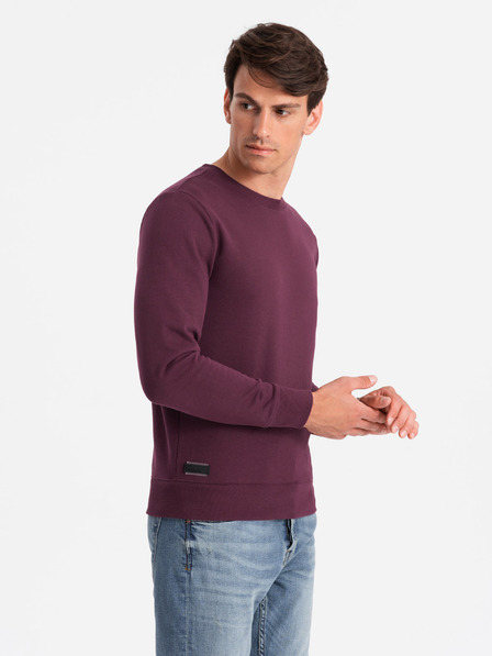 Ombre Clothing Pánská bavlněná nevyztužená mikina BASIC  Ombre Clothing