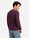 Ombre Clothing Pánská bavlněná nevyztužená mikina BASIC  Ombre Clothing