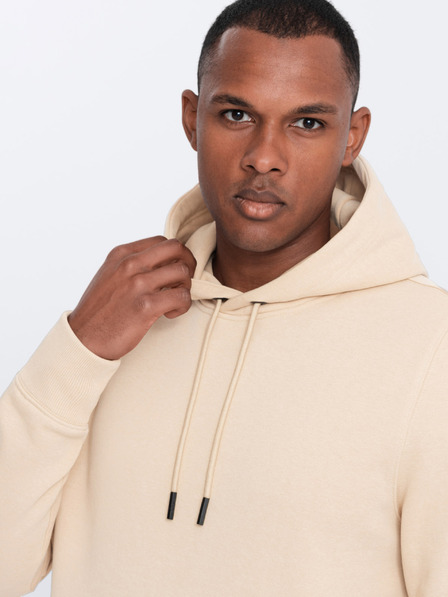 Ombre Clothing Pánská bavlněná klokaní mikina BASIC s kapucí  Ombre Clothing