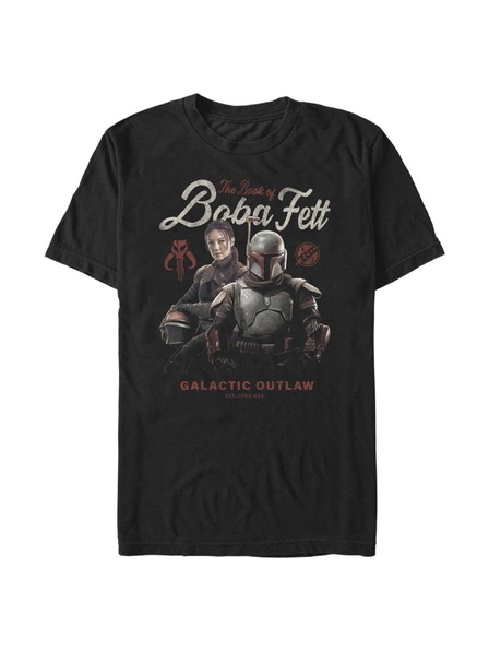 ZOOT.Fan Černé pánské tričko Star Wars Boba Badge