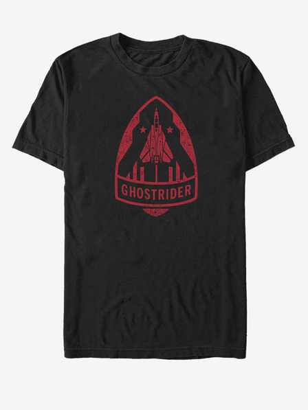 ZOOT.Fan Černé unisex tričko Paramount Ghost Rider Red