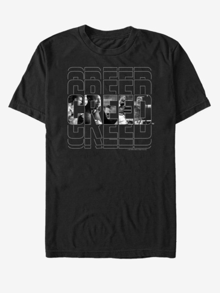 ZOOT.Fan Černé unisex tričko ZOOT.Fan MGM Creed Title Fill