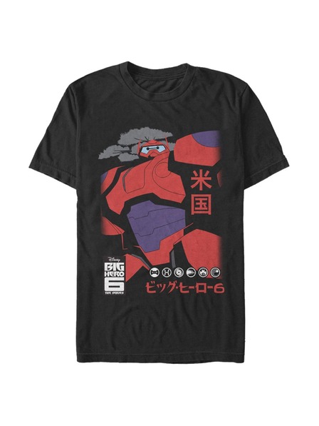 ZOOT.Fan Černé pánské tričko Pixar Cool Baymax