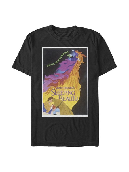 ZOOT.Fan Černé pánské tričko Disney Dark Sleeping Beauty Poster