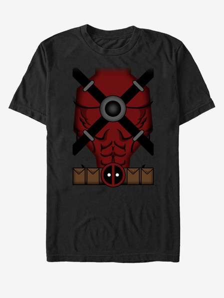 ZOOT.Fan Černé unisex tričko Marvel Deadpool Costume