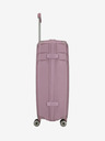 Travelite Růžový dámský cestovní kufr Travelite Elvaa 4w L Rosé