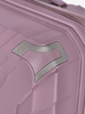 Travelite Růžový dámský cestovní kufr Travelite Elvaa 4w L Rosé